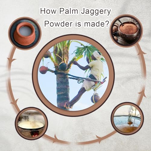 Image of Food Mynk Palm Jaggery Powder (1Kg) | Palm Sugar | Palm Jaggery Powder | Karupatti | Thati Bellam (1Kg)