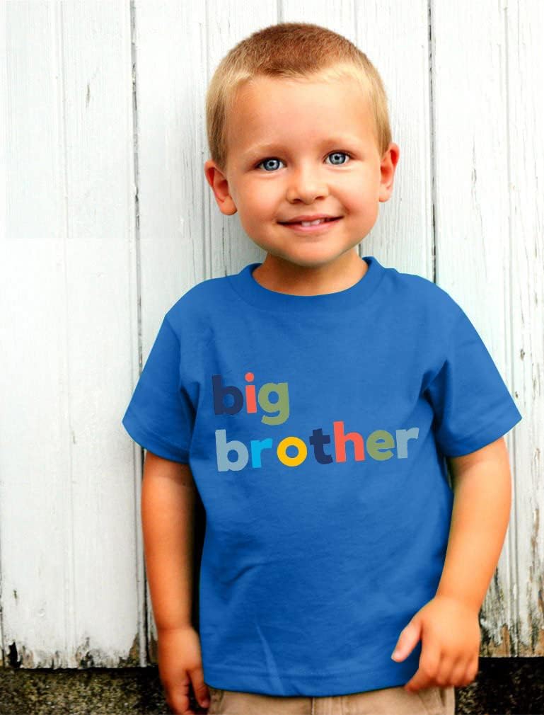 Big Brother Shirt Toddler Baby Boys Promoted to Big Brother Announcement T-Shirt Big Bro Short Sleeve Cotton Tee - Image 3