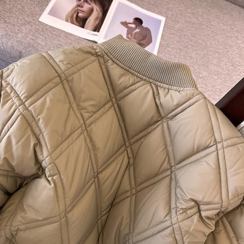 Women's Thickened Down Jacket Winter Long Sleeve Puffer Packable Jacket Warm Puffer Down Coat Parka Jackets4