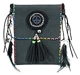 Mit dieser auffälligen, einzigartigen kleinen Tasche vervollständigen Sie Ihr Outfit perfekt. Egal ob zum Sommerkleid auf der Strandparty oder im Fasching zum Hippie oder Indianerkostüm, diese Tasche ist ein echter Hingucker.