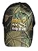 AES Born to Fish Forced to Work Bass Shadow Camo Camouflage Black Ball Cap Hat