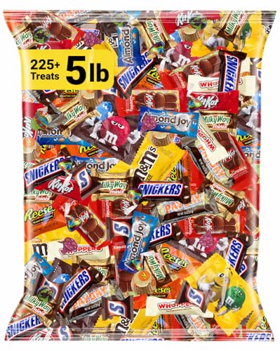 Assorted Chocolate Candy Variety Pack 5 lb – Bulk Individually Wrapped Chocolates for Parties,...