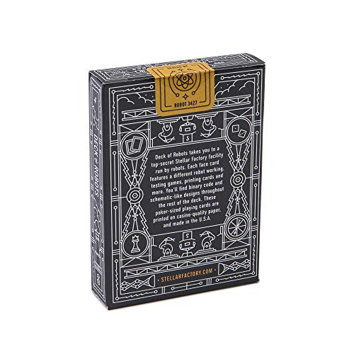 Stellar Factory Deck Of Robots: A Playing Card Deck Featuring Restless Robots #TOP6