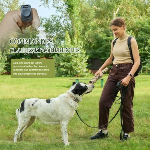 ZhongShuang 2 Stück,Klicker Hund, Finger Clicker, Klicker zur Hundeerziehung, Praktisches Hundetraining-Zubehör als Fingerring-Clicker Hund für Hunde