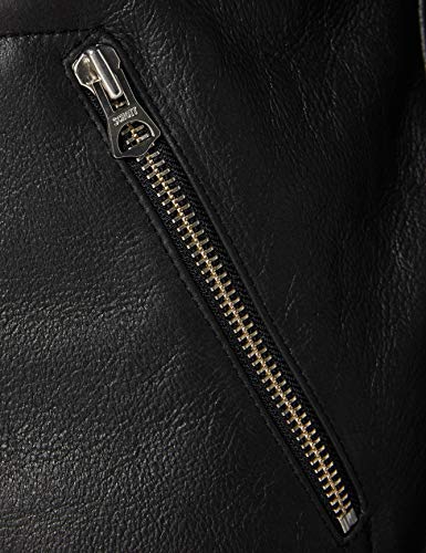 Schott NYC Lcb100 Giacca di Pelle, Nero, Small