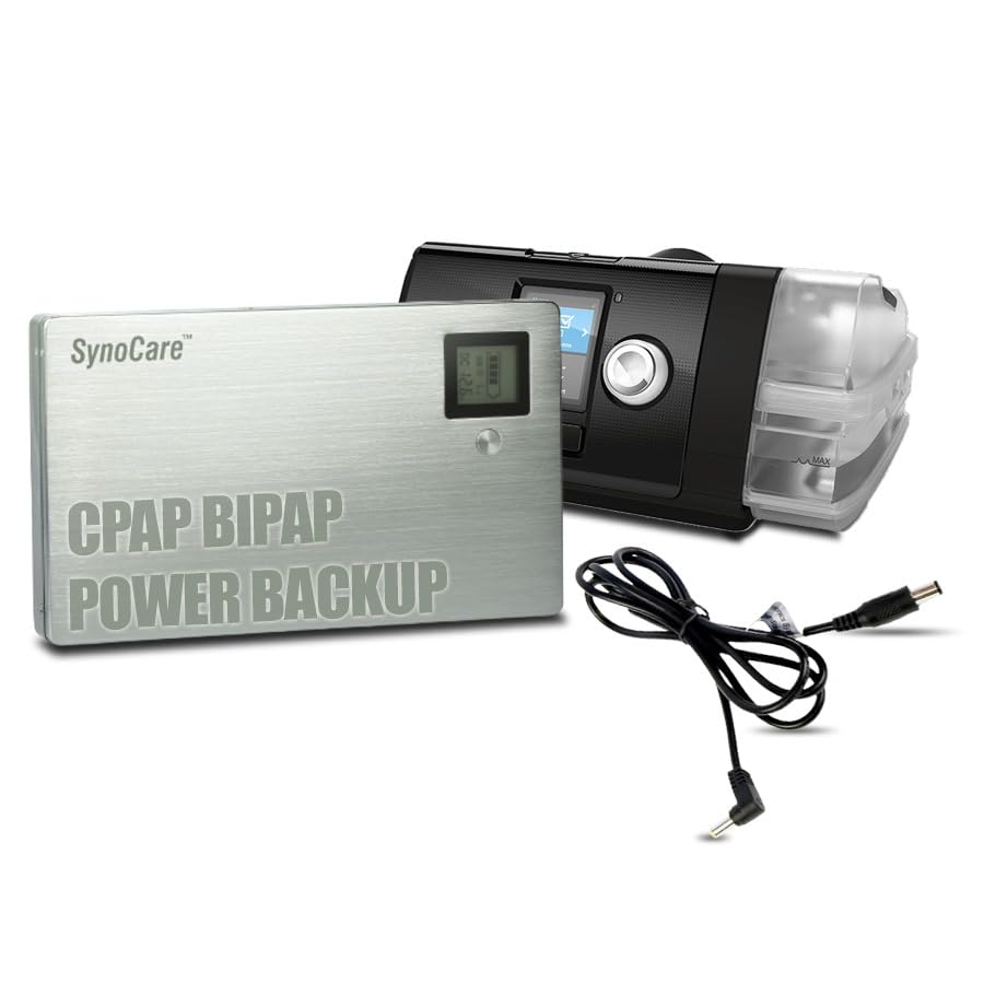 Synergy Intact Synocare Masks 4-6 Hours Portable Battery Backup for CPAP BIPAP Machines (Compatible to BMC)
