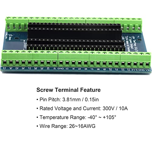 Carte d'extension pour module Teensy avec 3 types de sortie et bornier à vis