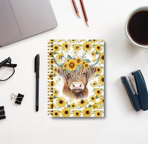 Carnet de notes à spirales Highland Cow pour ne plus perdre vos idées - 2