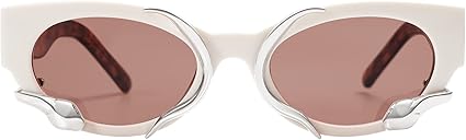 Trendy Sunglasses for Women Men Vintage Narrow Cateye Metal Snake Sunnie Y2k Accessories AP3621