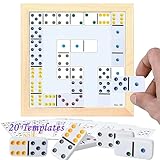 PHIELEY Dementia Activities for Seniors, Matching The Domino Alzheimers Products for Elderly, Activity Kits for Dementia Patients, Easy Memory Games Busy Board Gadgets Gifts