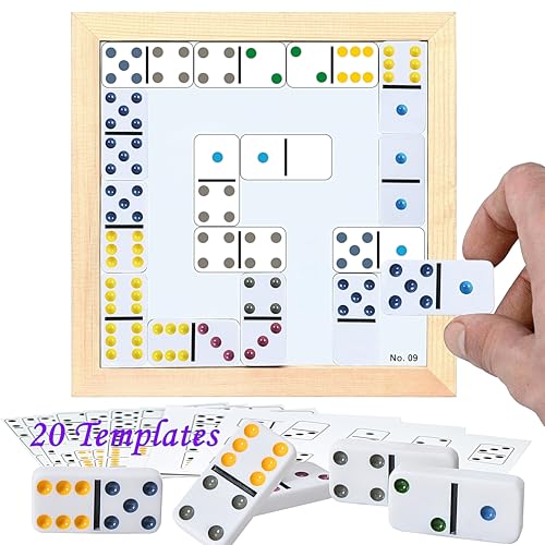 PHIELEY Dementia Activities for Seniors, Matching The Domino Alzheimers Products for Elderly, Activity Kits for Dementia Patients, Easy Memory Games...