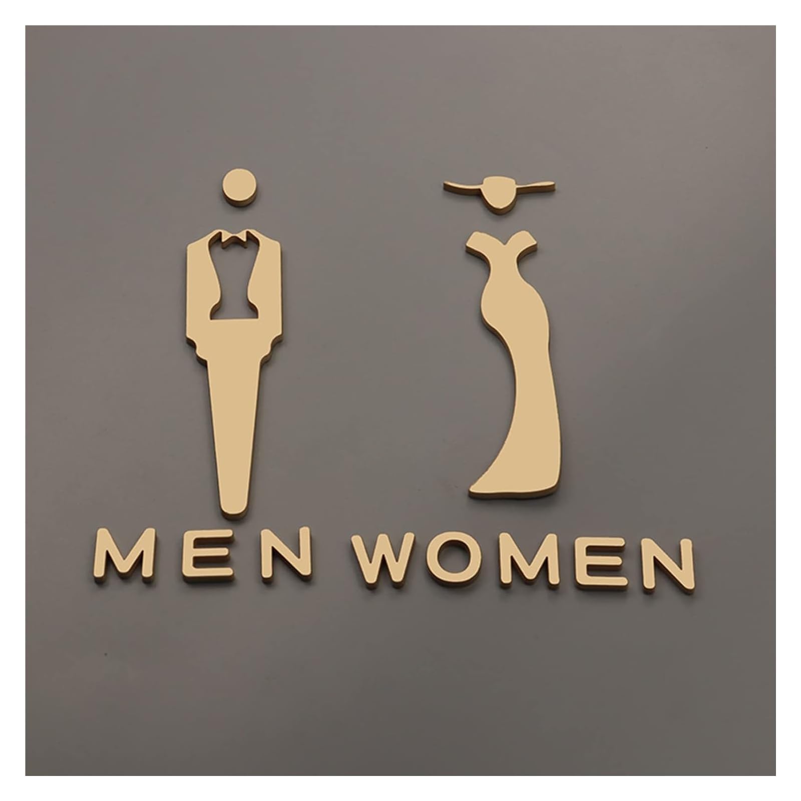 Letreros Divertidos para Puerta de baño, letreros para baño, letreros para baño para Mujeres y Hombres, letreros/Carteles Unisex para Puerta de baño, Letrero(