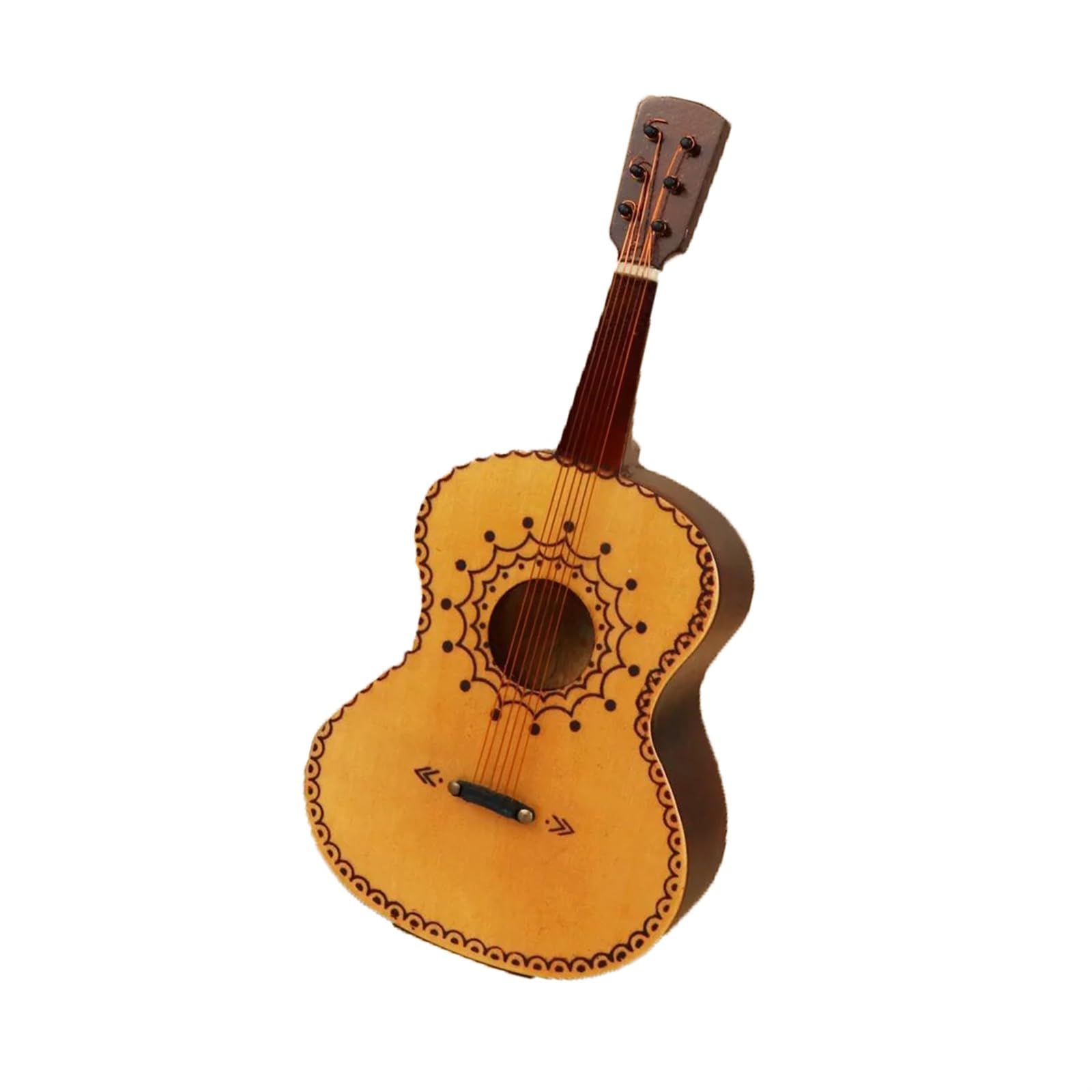 model instrumentu muzycznego Miniaturowa Gitara Mini Gitara Kolekcja Instrumentów Muzycznych Drewniane Ozdoby Dekoracyjne Model Dekoracji