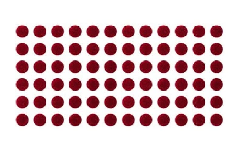 Image of Sunaina New Gold Sticker Kumkum Forehead Dark Red Round Pottu Bindis Velvet Bindi Box With 15 Cards /Flaps For Women & Girls (GDR-7 (4MM))