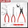 Okumoe 4Pcs Electrical Disconnect Pliers, Automotive Electrical Connector Separaator, Electrical Plug Connector Disconnect Tool for Cars, Trucks & SUVs #1
