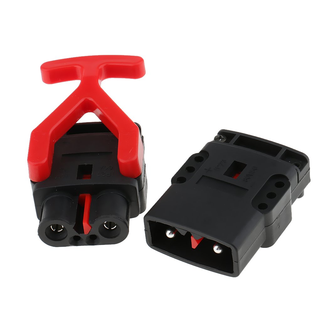 Homyl Conector Rápido de Batería (80A- 6AWG) Enchufe Conecte el Torno de Desconexión