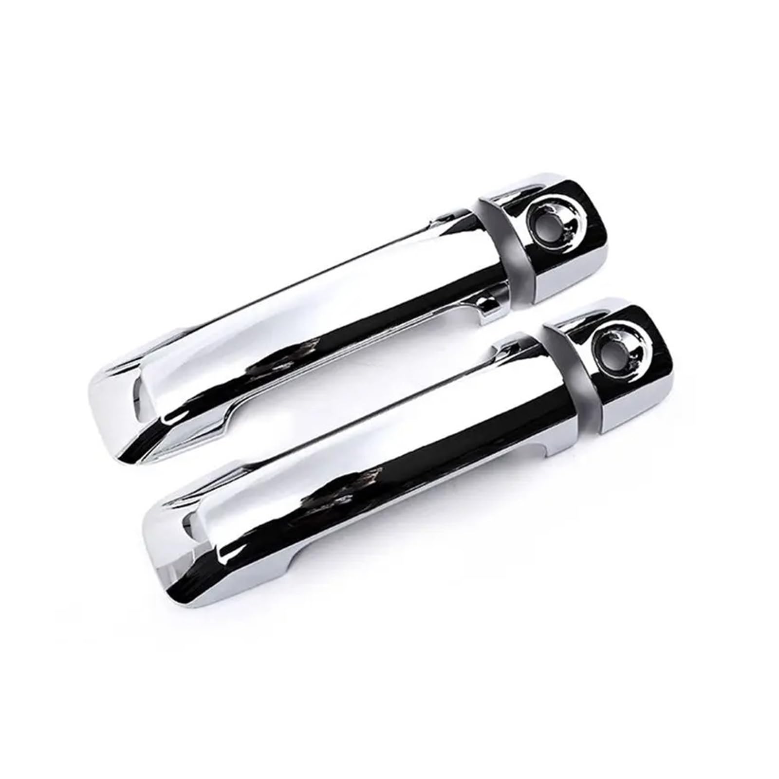 Punxdda One Color Car Exterior Door Handle For Toyota For Fj For Cruiser 2007-2021 Silver Handle Cover Trim Car Exterior