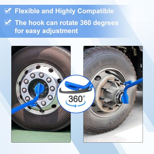 Image of Tire Changing Tool, Heavy Duty Truck Tire Demount Tool, Upgraded Semi Tire Removal Tool for Cars Trucks Trailers Buses Blue (A)