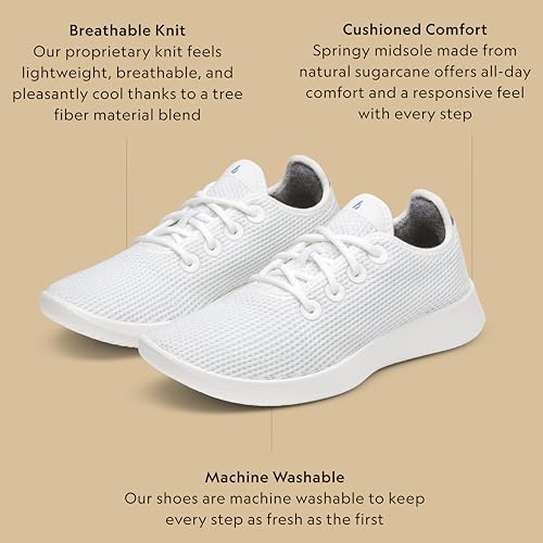 Image of Allbirds Women's Tree Runner, Everyday Sneakers, Machine Washable Shoe Made with Natural Materials