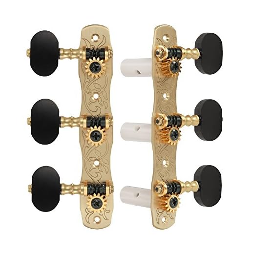 Gotoh Classical Guitar Tuners, with Ebony Knobs