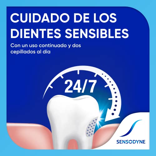 Miniatura 3 de Sensodyne Blanqueante Pasta De Dientes, Alivio Sensibilidad, Pack 4x75 ml | Pasta dientes sensibilidad, blanqueante suave, protección caries, uso diario, pack ahorro 4 tubos, 75 ml cada uno