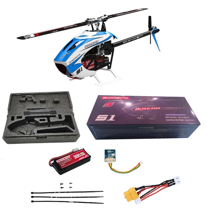 Amazon.com: Goosky Legend S1 Electric Micro Aerobatic 3D 100 Size