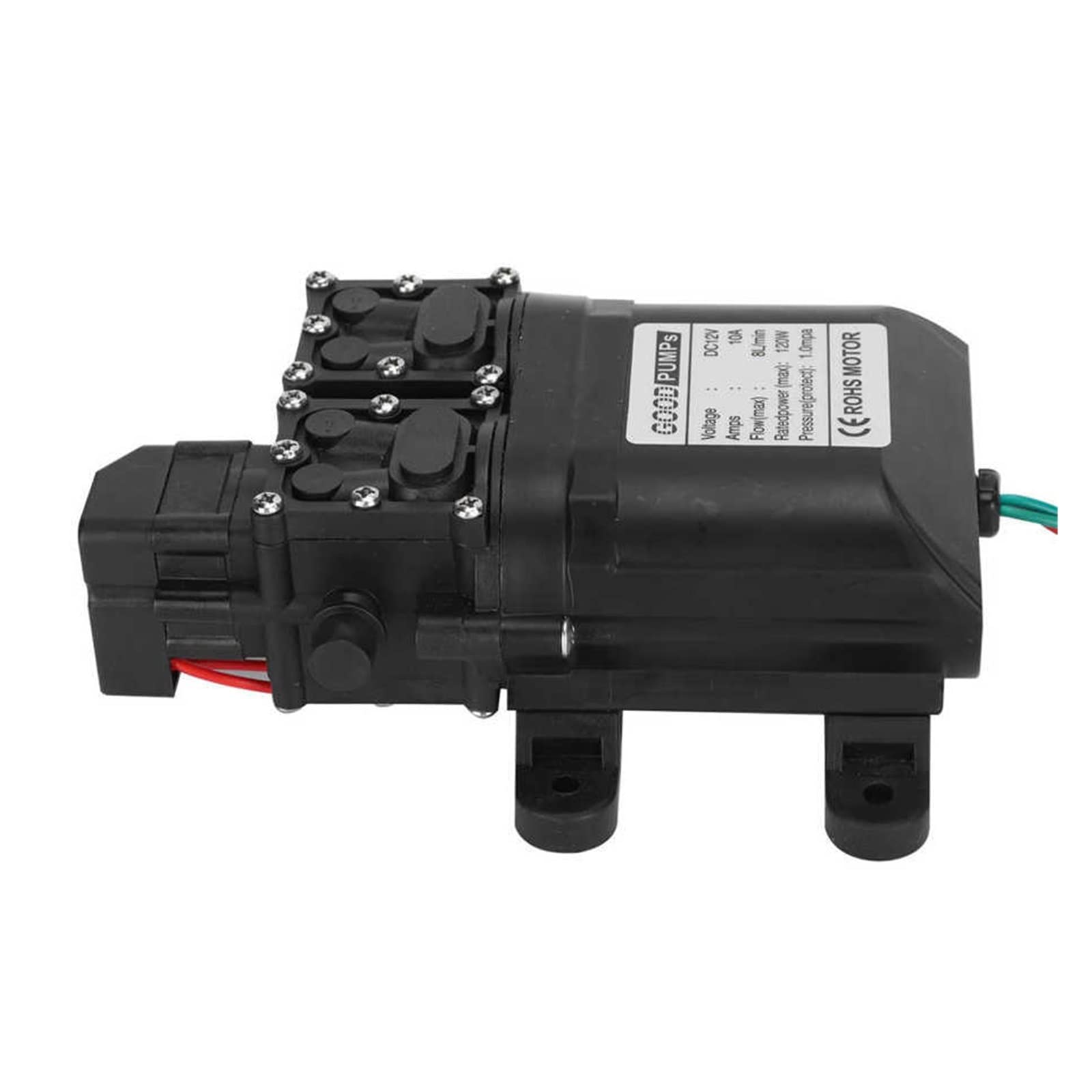 Pompa Acqua 12V 120W Ad Alta Pressione - Autoadescante Per Idropulitrici E Barche - Foto 11