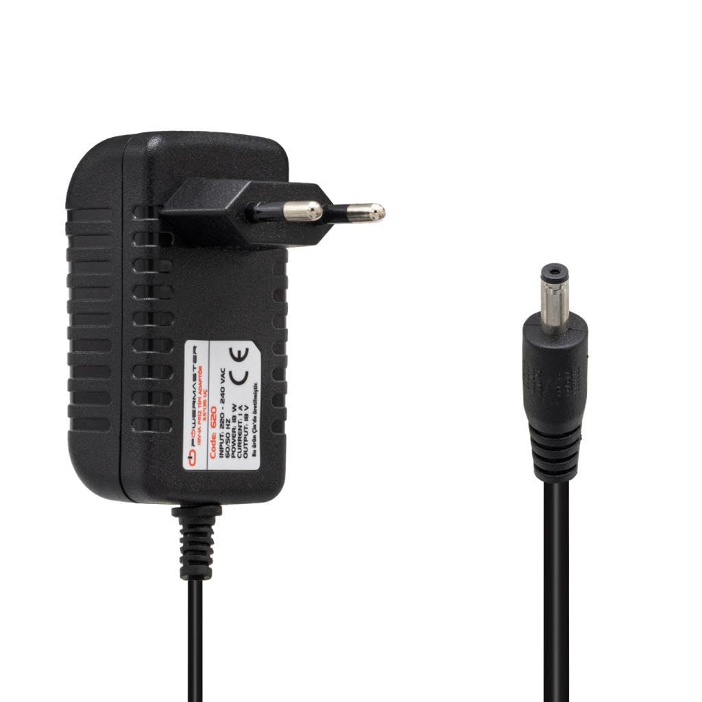 18 Volt - 1 Amper 3.5 * 1.35 Mm Uçlu Plasti̇k Kasa Pri̇z Ti̇pi̇ Adaptör