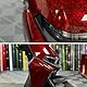 NewL Vinyl-Klebefolie aus geschmiedeter Kohlefaser, blasenfrei, Luftablassung, DIY-Aufkleber, für Auto, Fahrzeug, Motorrad, selbstklebend, Rot-Silber, 30 x 150 cm