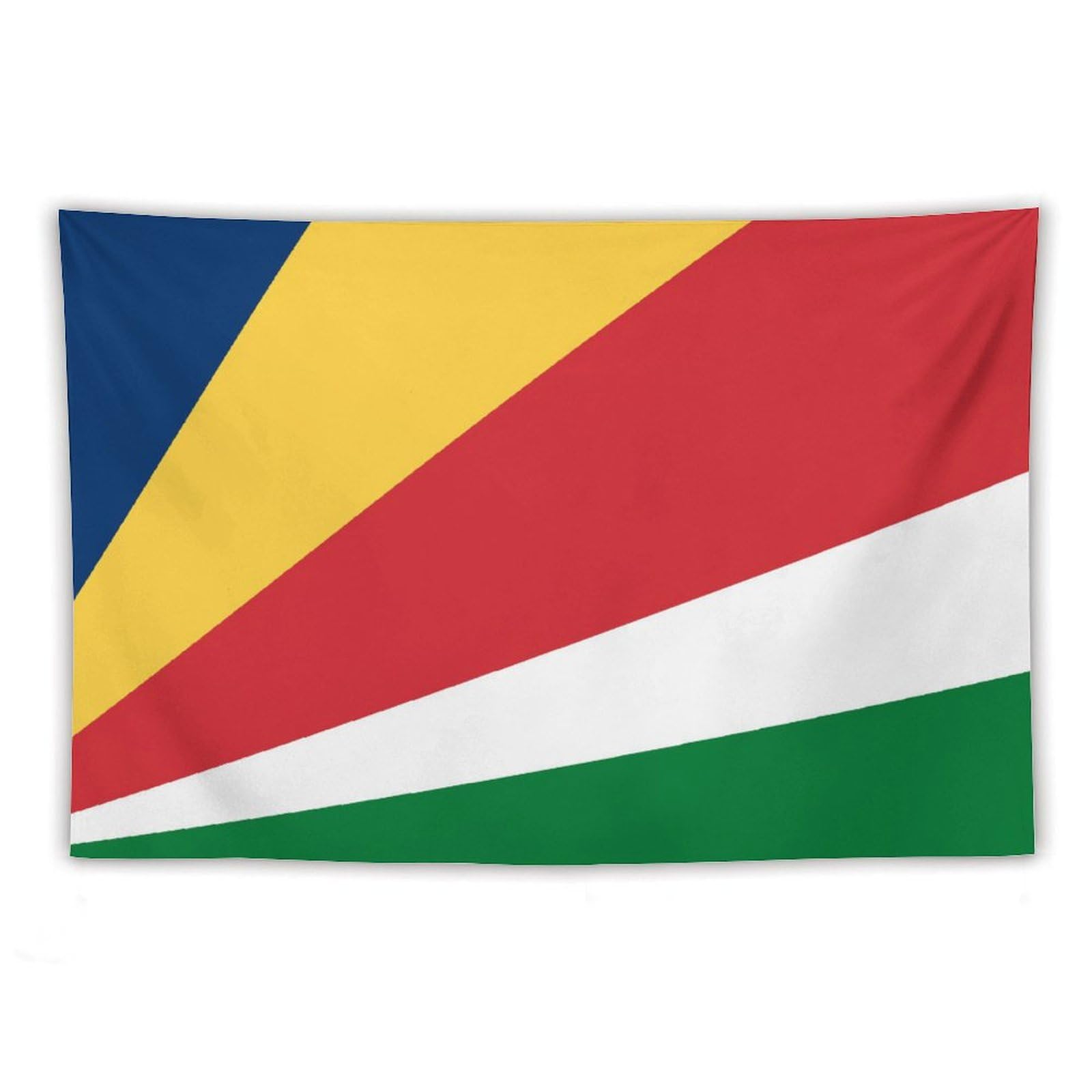 XingFox Seychelles Flag Tapestry Wall Hanging National Flag Tapestry for Room Bedroom Dorm Aesthetic Decorations, 60"x90"
