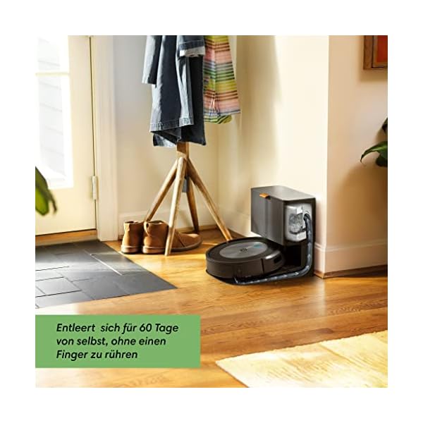 iRobot® Roomba® j7+ WLAN-fähiger Saugroboter mit automatischer Absaugstation, Kartierung und Zwei Gummibürsten für alle Böden -Objekterkennung und -vermeidung - Lernt und kartiert – Bild 6