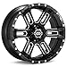 20x9 Enkei COMMANDER Black Machined Wheel/Rim Bolt Pattern(6x139.7) Offset (25) Hub Bore(78) Part Number(519-290-8325BKM)
