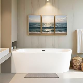 KOLMAN Freistehende Eckbadewanne Eckwanne Badewanne 170x80 ALVA Links, Ablaufgarnitur Click-Clack, Weiß, Exclusive, Modern
