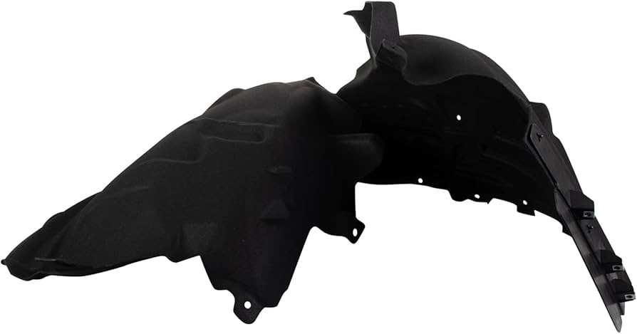 Amazon.com: Front Left Inner Fender Liner Black Drivers Side