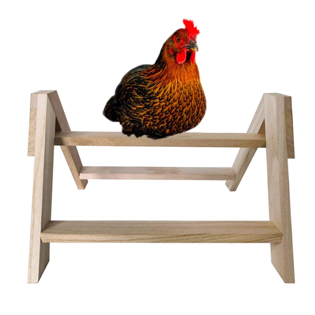 Hühner-Sitzstange aus Holz für Haustiere, Hühner, großes Vogel- und Papageienstativ