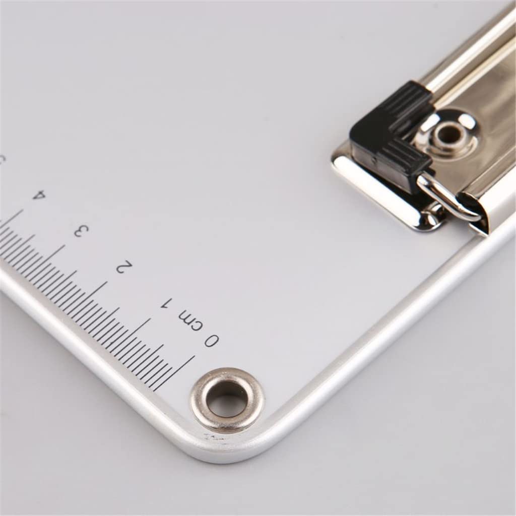 JFDBGU Portatile A4 / A5. Tavola da Clip da Clip in Lega di Alluminio File Antiscivolo Hardboard Supporto Carta da Ufficio for la Scuola di Ufficio Forniture di cancelleria(A5)