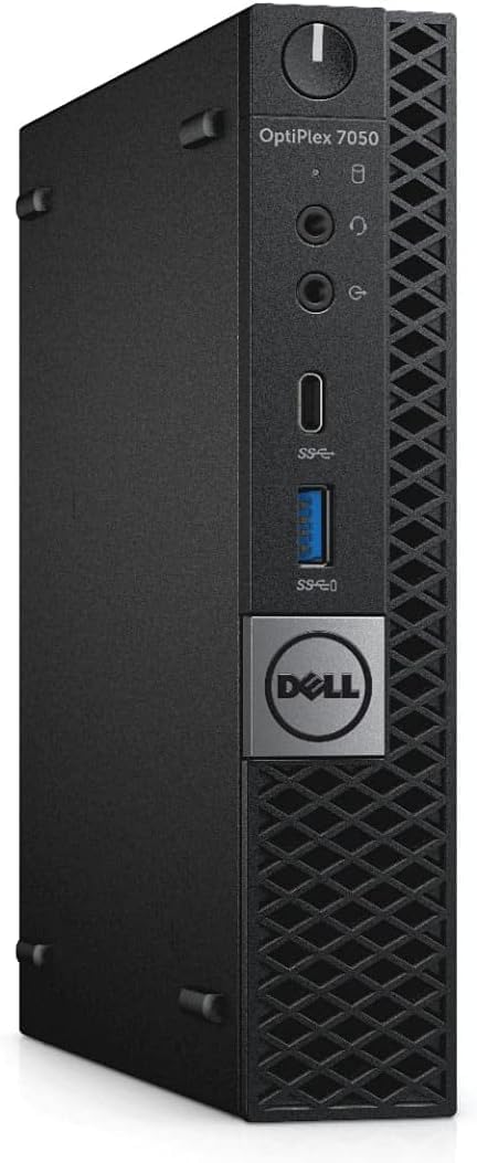 DELL Optiplex 7050 Tiny Mini PC i5 6ª generación 16GB RAM 128GB SSD M.2 DisplayPort HDMI Wi-Fi USB Windows 11 Pro Reacondicionado