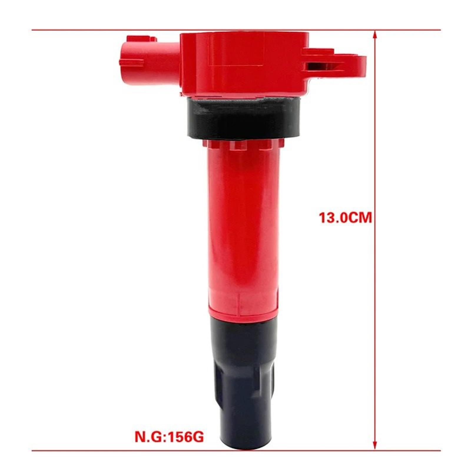 Cewka zapłonowa Pasuje do Smart Fortwo 451 1.0L 1832A028 FK0319 1321580003 FK0343 A1321580003 3X czerwona cewka zapłonowa