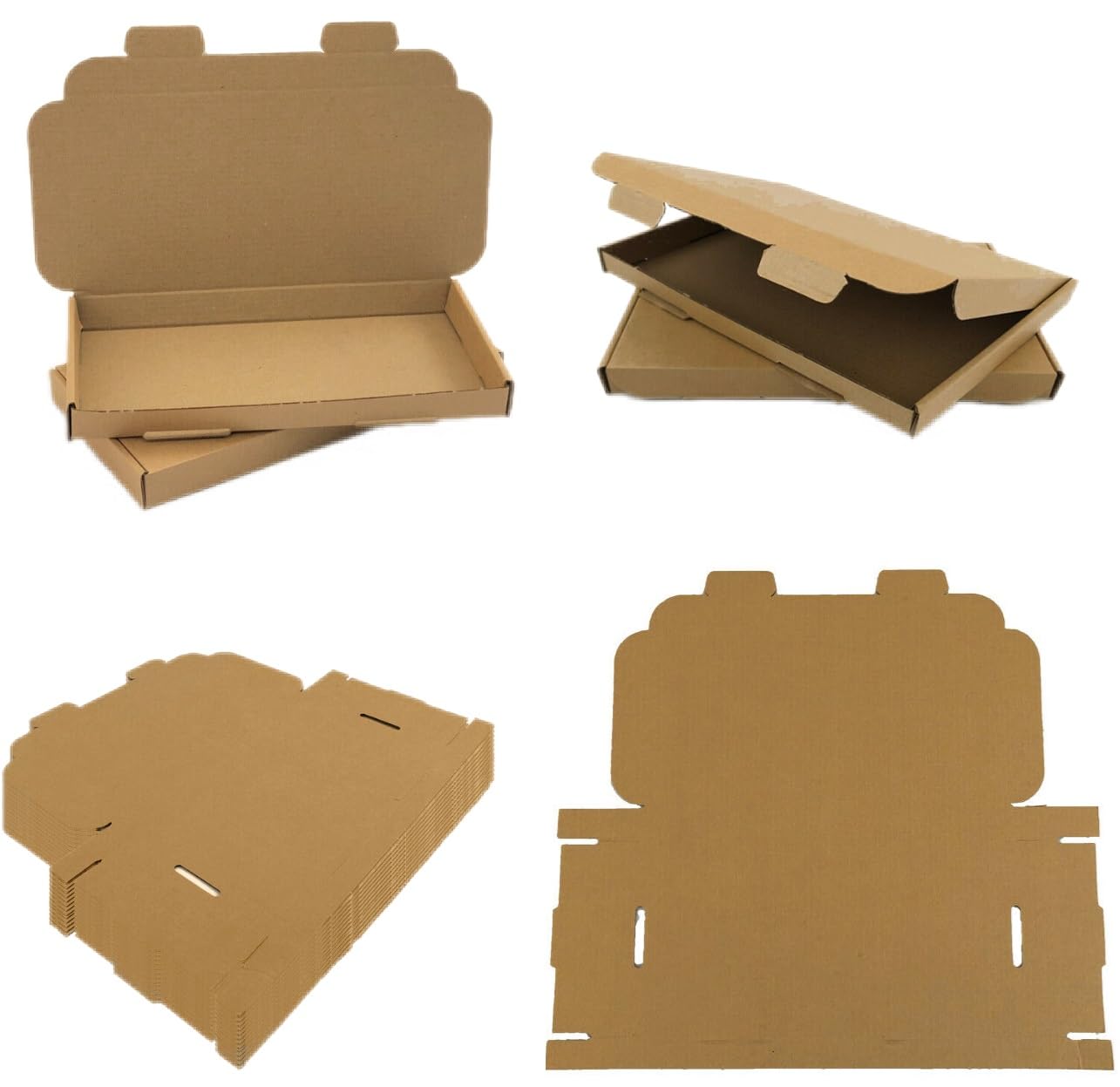 Red Rainbow DL PIP Boxes 220x110x20mm Pack of 400| Manila Brown Large Letter Postal Boxes | PIP Mailing Shipping Postal Boxes