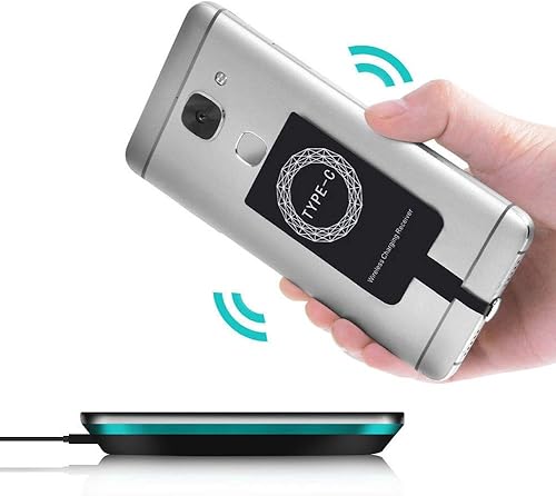 Miniatura 2 de Receptor de carga inalámbrico Qi, adaptador de cargador inalámbrico de 5 V 1000 mAh, módulo receptor Qi de carga rápida Plug and Play para teléfono