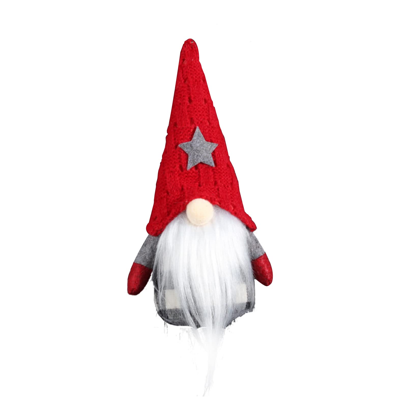 Knitted Star Hat Decorative Face Less Ornaments for Home Bedroom Dormitory Sofa Decoration Star Gnomes