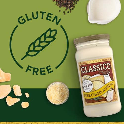 Image of Classico Pasta Sauce, Four Cheese Alfredo, 15 oz. Jar