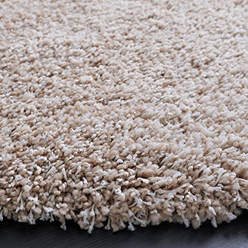 Tapete beige Safavieh Santa Monica Shag 9 x 12 pies miniatura 5