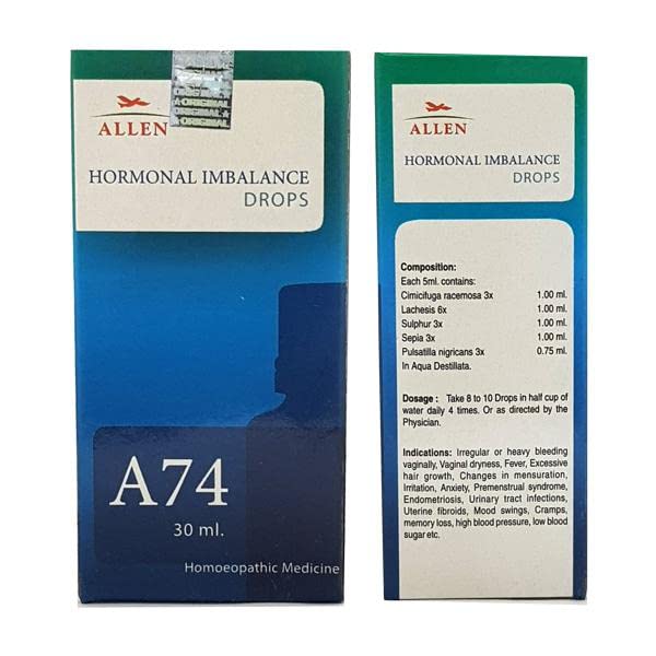 Allen A74 Hormonal Imbalance Drop -30 ml (Pack of 1) (B0CCDQCDSM) Amazon Price History, Amazon Price Tracker