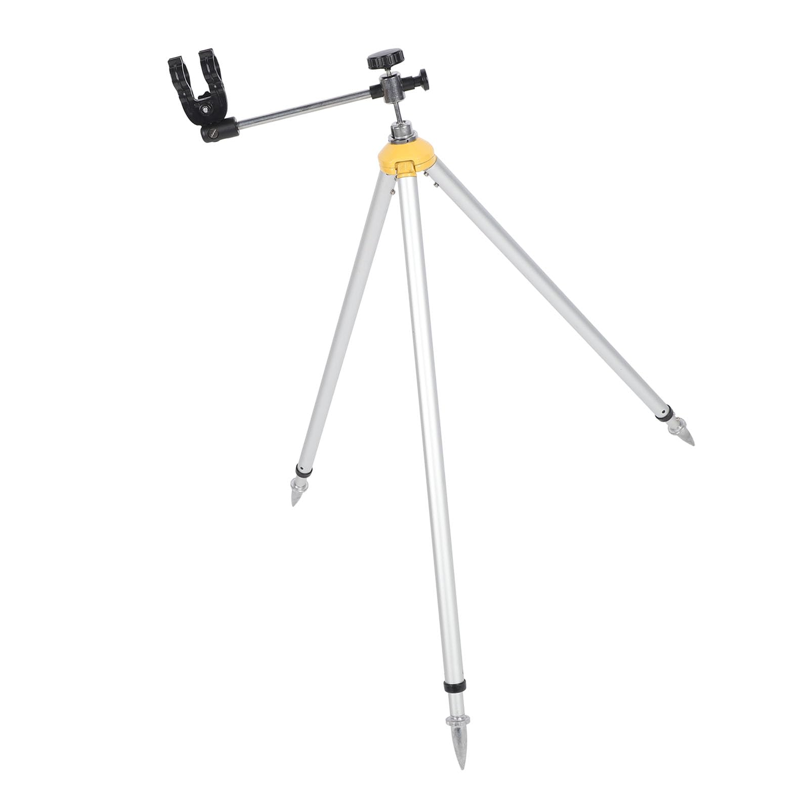 Srliya Prism Pole Trípode 80 a 124 Cm Ajustable Aleación de Aluminio Soporte de Soporte de Varilla de Topografía