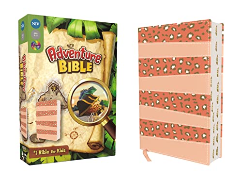 Niv, Adventure Bible, Leathersoft, Coral, Full Color, Thumb Indexed Tabs: New International Version, Coral, Leathersoft