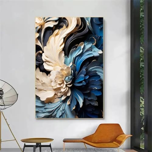 Impressions de textures abstraites haut de gamme sur toile avec cadre