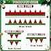 Abbylike 5 Pcs Christmas Horse Rein Covers Sets: 2 Halter and Rein Covers, 1 Nose Pad, 2 Cheek Pads, Christmas Horse Tack Bridles and Reins Cover for Holiday(Red and Green)