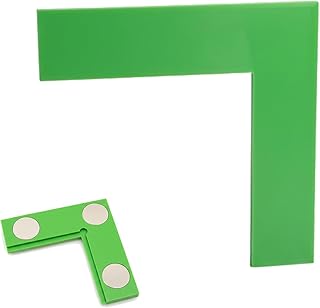 Magnetic Square for Laser Honeycomb Bed, 90-Degree Corner Alignment Tool, Laser Cutting Alignment Magnet, Precision Laser Bed Square for Engraving and Cutting Projects