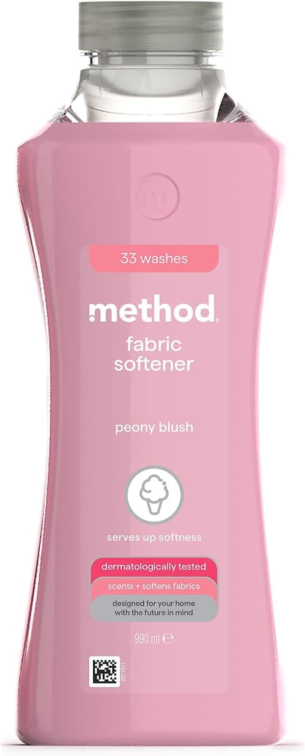 Fabric Softener Fresh Peony Blush Scent, 33 Washes, 990 ml